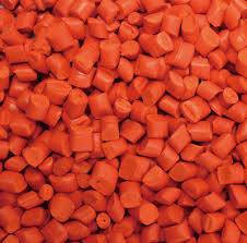 Hạt nhựa màu cam